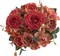 2-Pack Fall Orange Artificial Flowers – Silk Peony, Rose & Hydrangea Bouquets for Home Decor, Table Centerpieces, Autumn Floral Arrangements